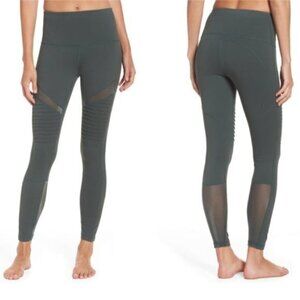 Zella | Autumn High Waist Moto Ankle Legging Pants Green Womens Size XS‎ …